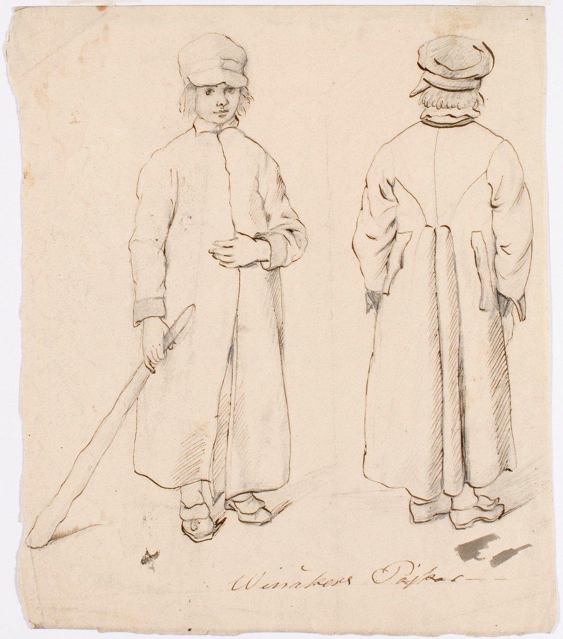Winaker-pojke i folkdräkt av Robert Wilhelm Ekman