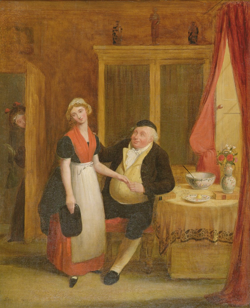 Unwelcome Attentions, 1839 av Robert William Buss