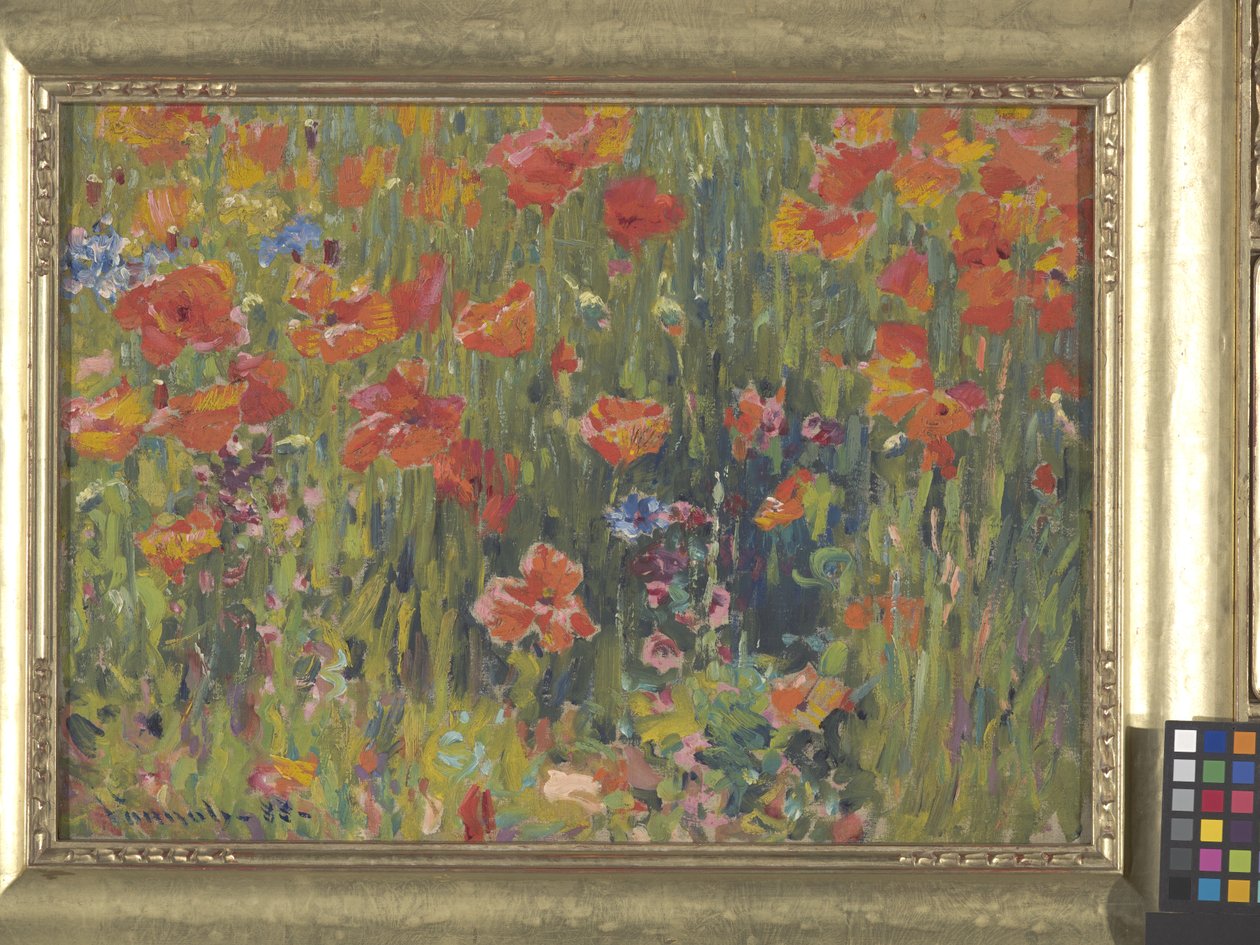 Vallmo (olja på duk) av Robert William Vonnoh