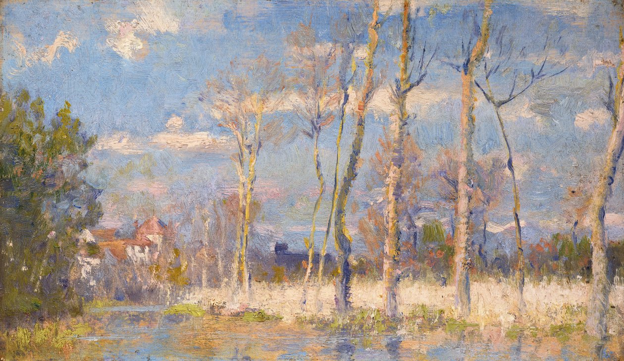 Vårens tidiga dagar av Robert William Vonnoh