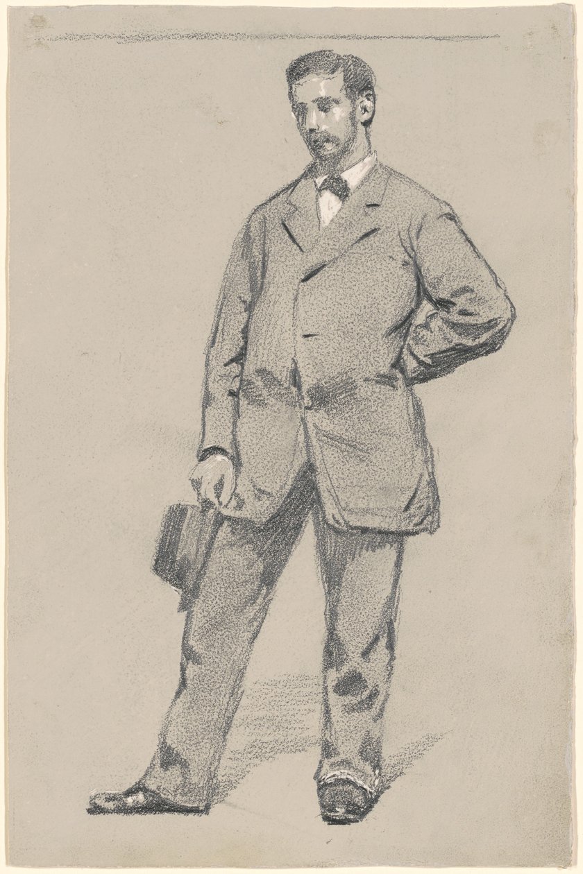 Stående man av Robert William Vonnoh
