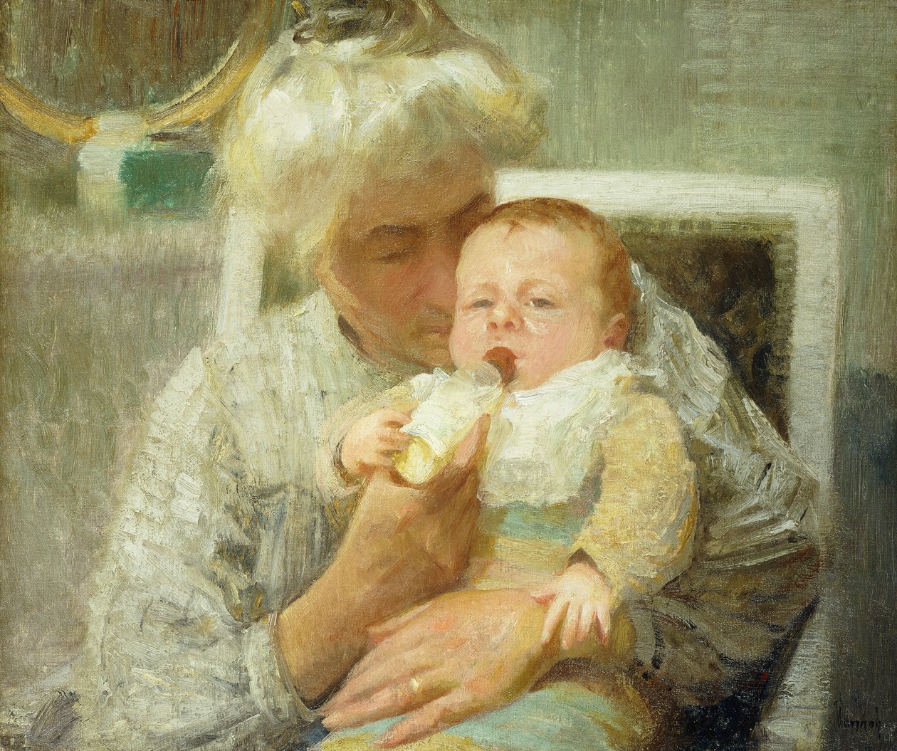 Bebisflaskan av Robert William Vonnoh