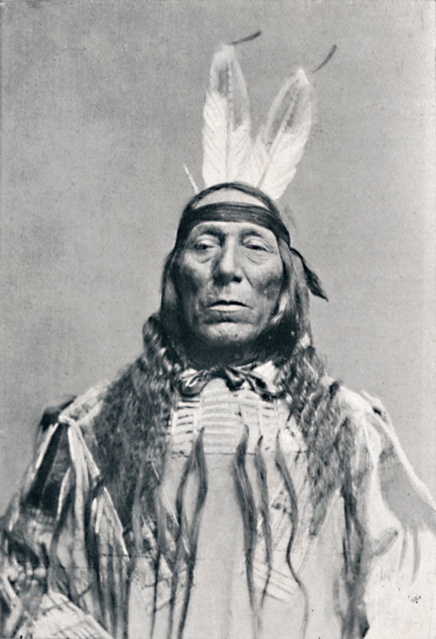 Heltäckande vy av en Sioux-indian, 1912 av Robert Wilson Shufeldt