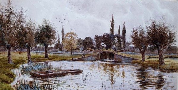 Cardington Lock av Robert Winchester Fraser