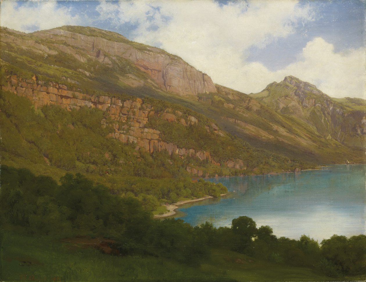 Utsikt från Rigi med utsikt över Luzernsjön, 1857 av Robert Zund
