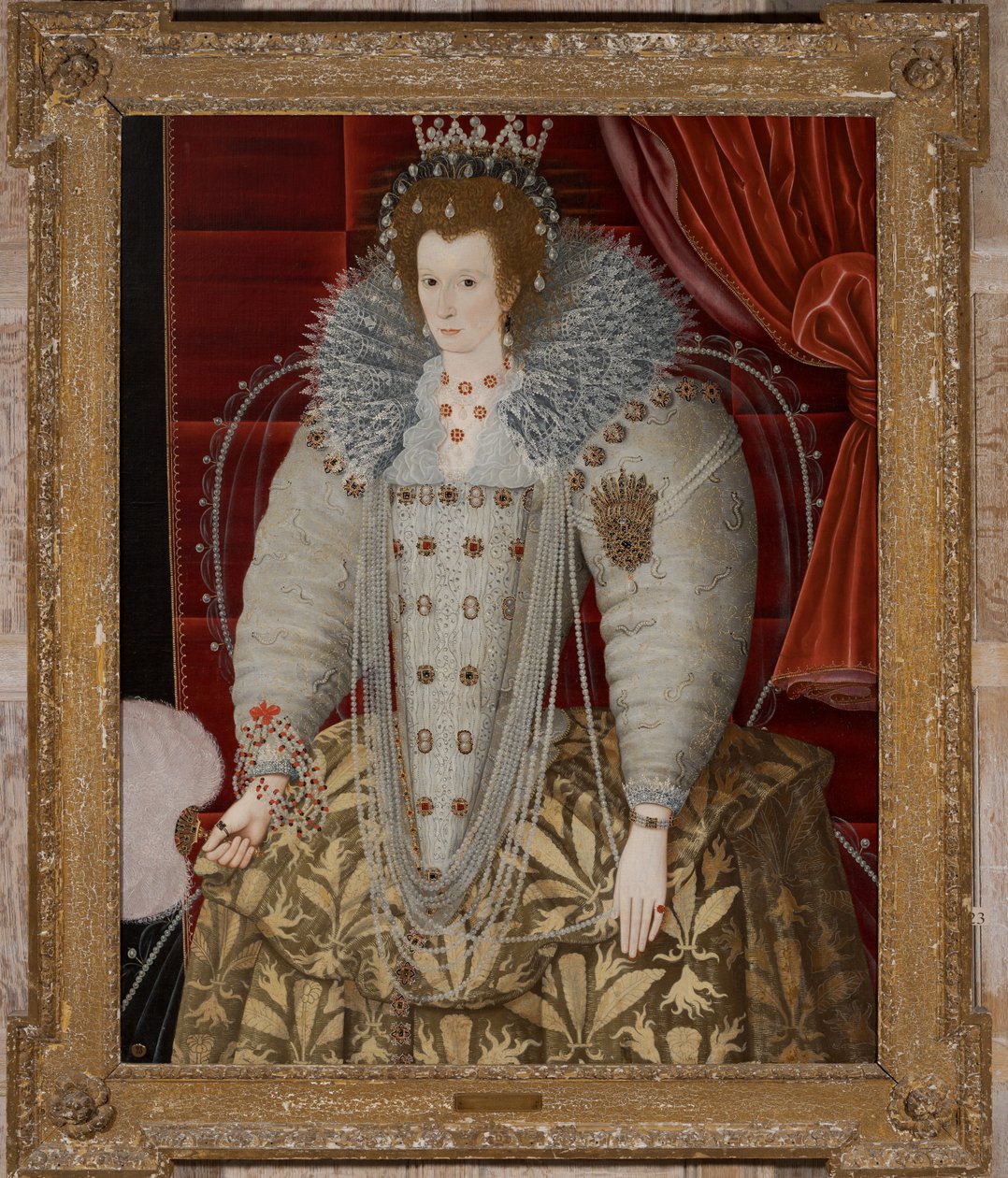 En dam av rang av Robert the Elder (attr. to) Peake