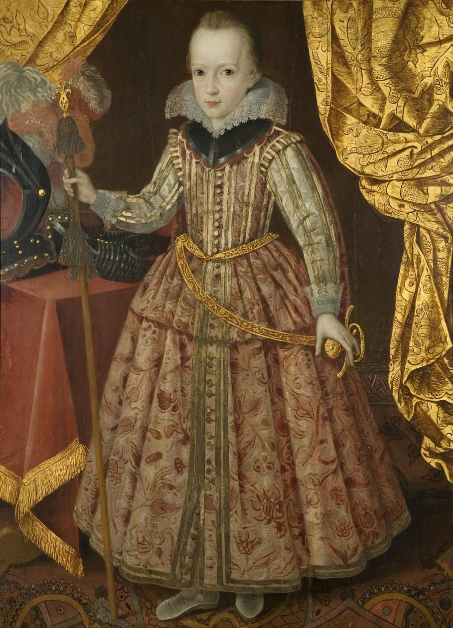 Charles I (1600-49) när hertigen av York, ca 1605 (olja på duk) av Robert the Elder Peake