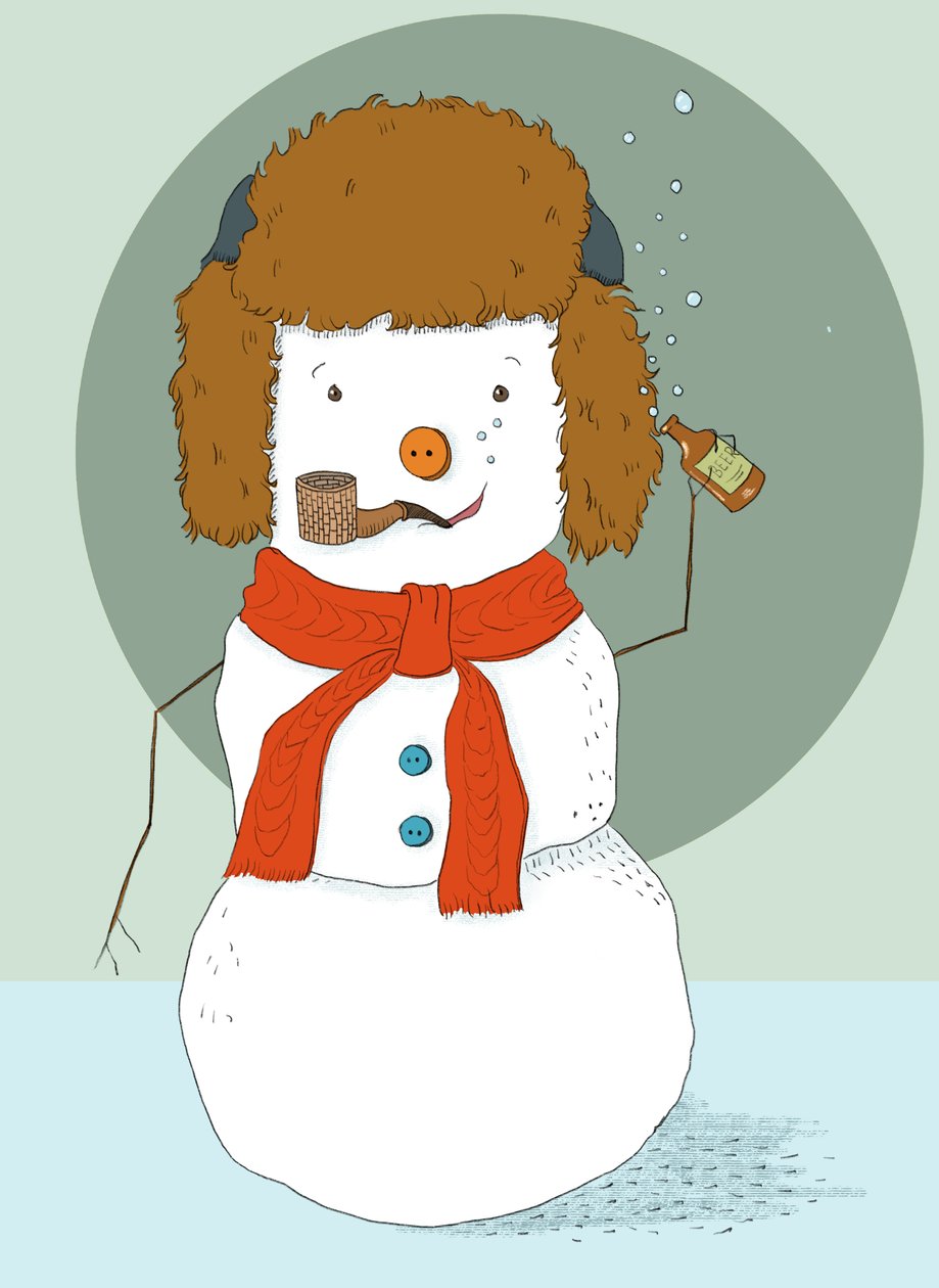 Happy Frosty, 2019 (digital) av Roberta Murray