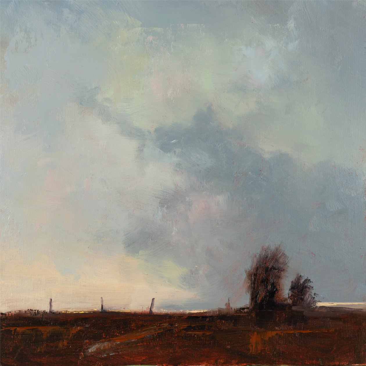 In Spite Of Searching, 2023 (olja på duk) av Roberta Murray