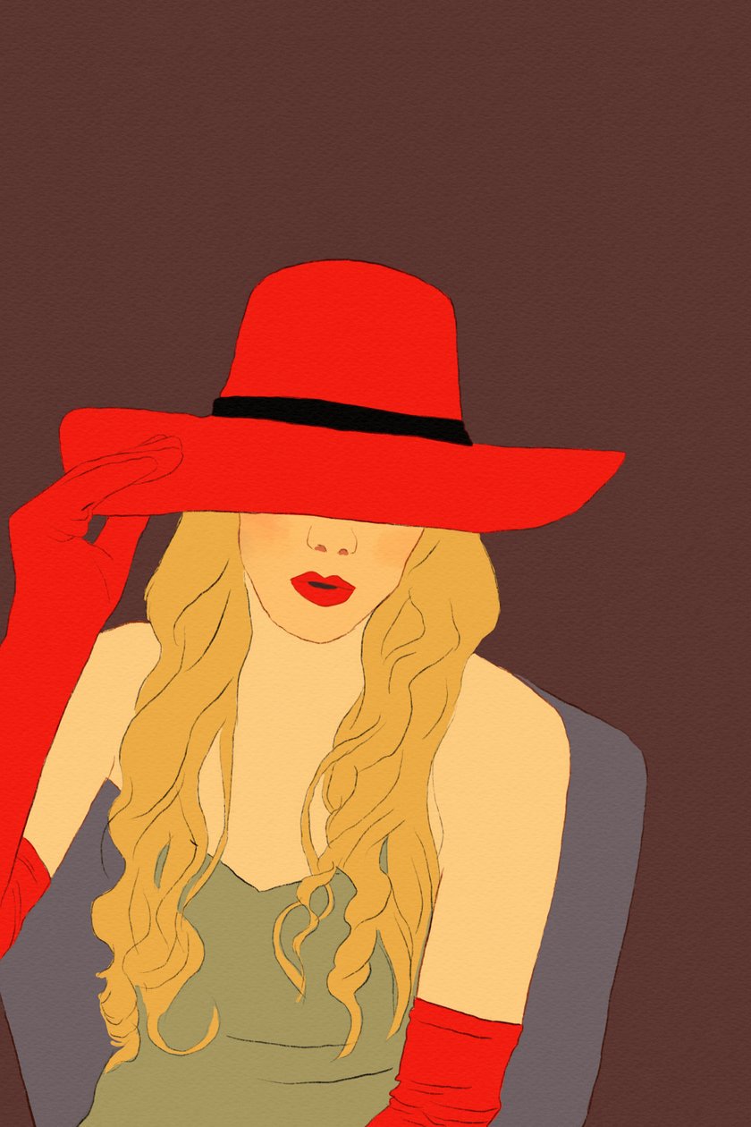 Red Velvet, 2022 (digital) av Roberta Murray
