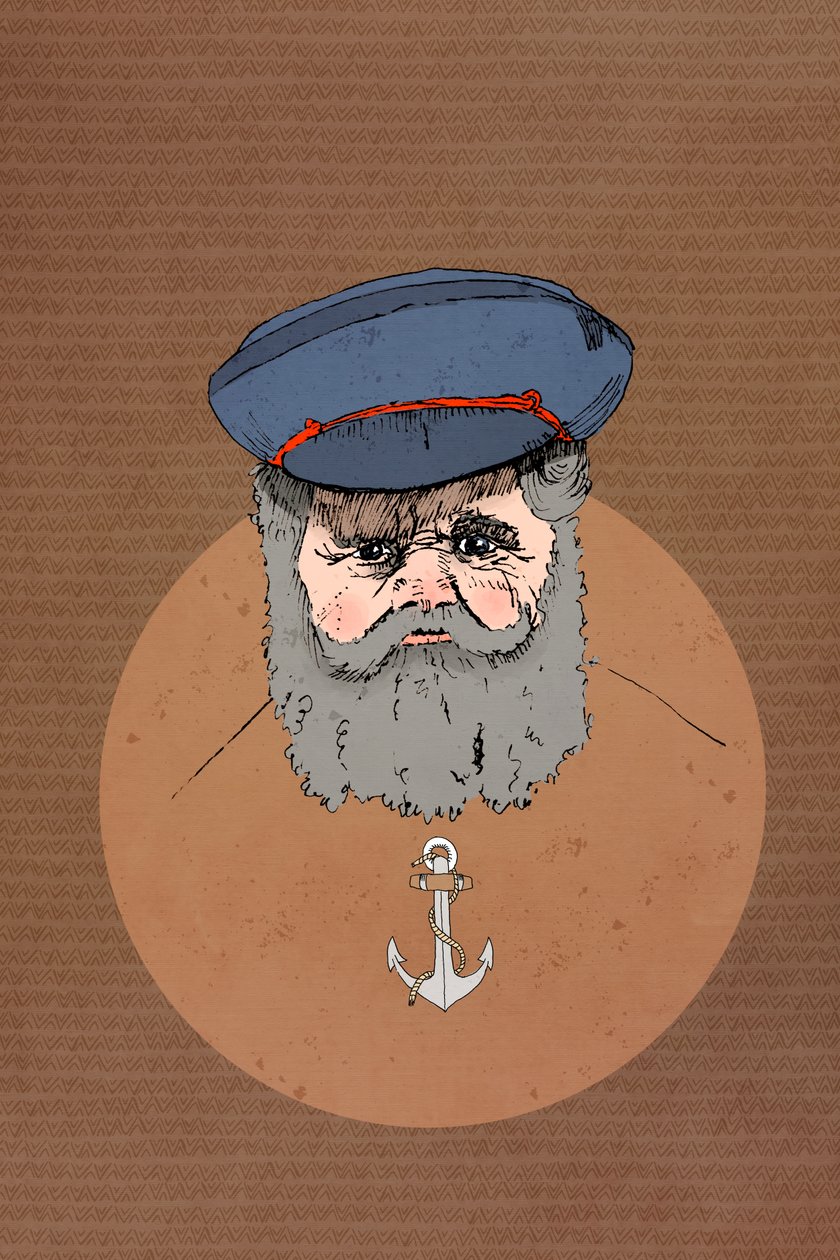 Salty Sailor, 2022 (digital) av Roberta Murray