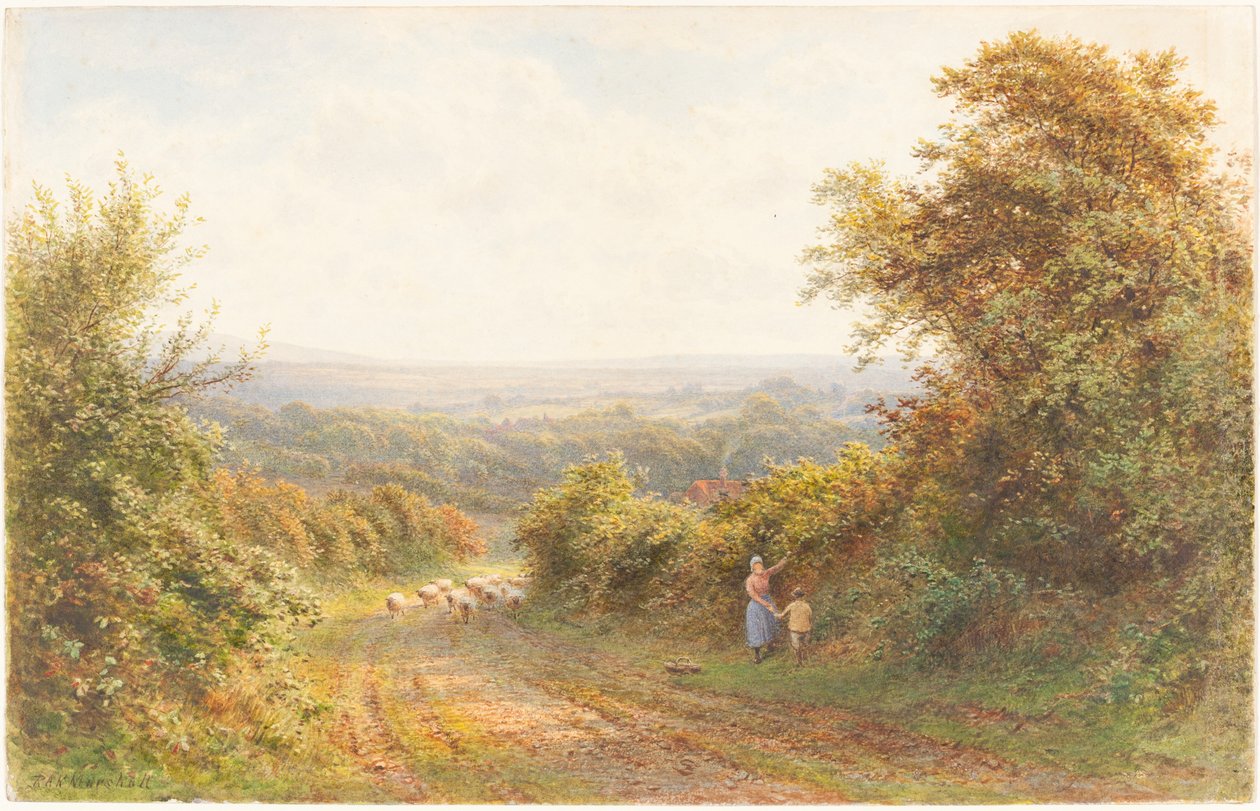 Squirrel Lane, nära Magham Down, Sussex av Roberto Angelo Kittermaster Marshall