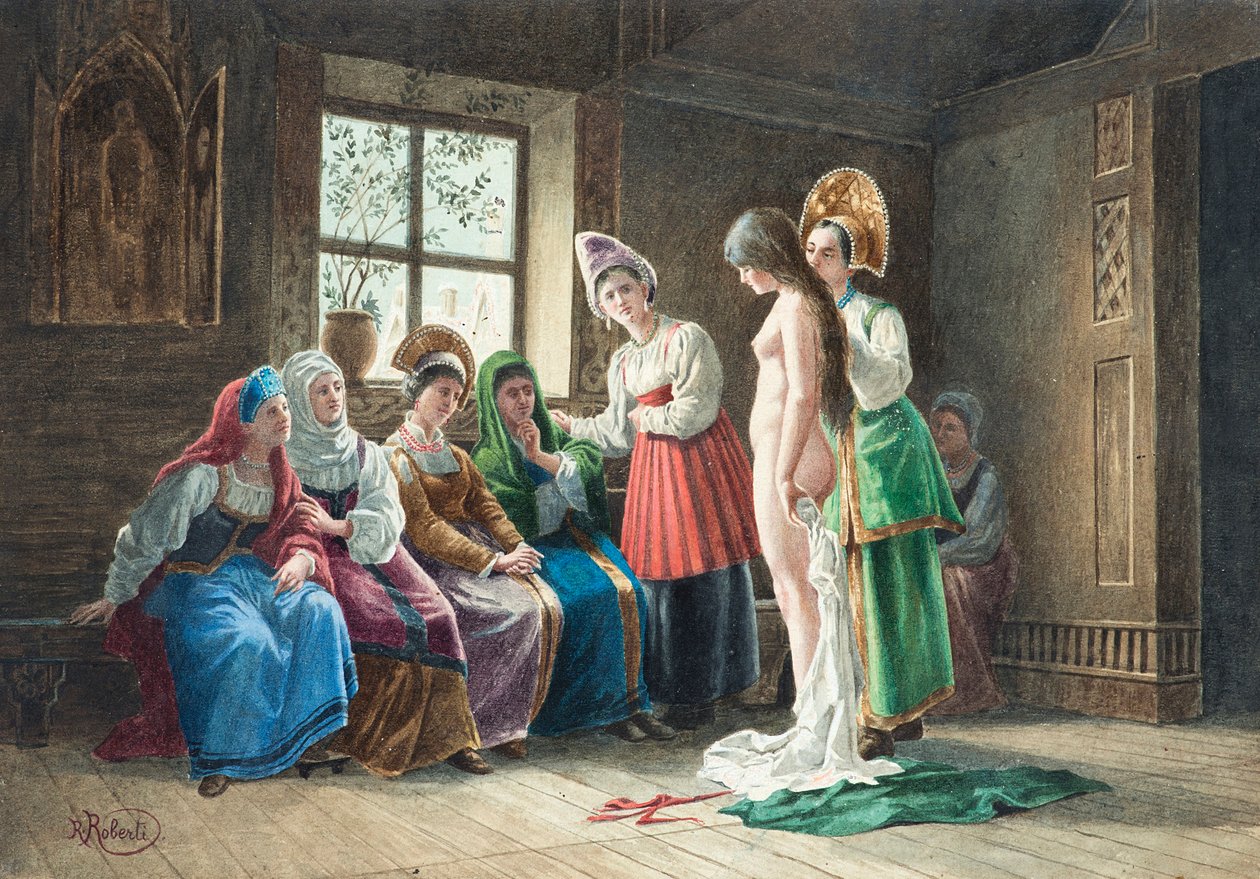 Att välja en brud, tidigt 1800-tal.. av Roberto Roberti