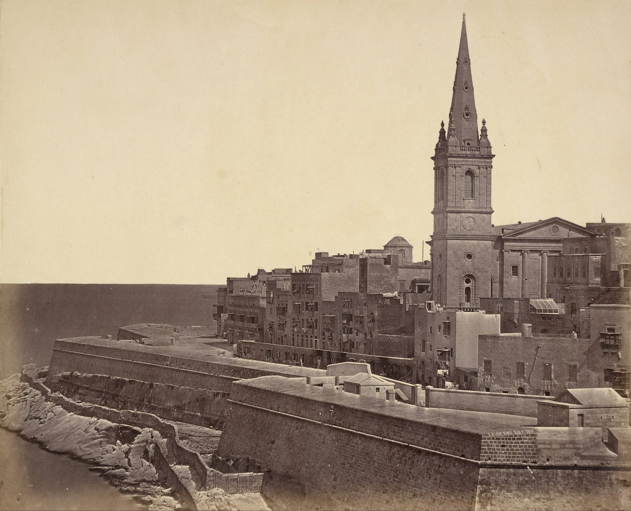 Protestantiska kyrkan, Malta av Robertson and Beato