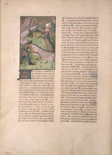 Fr. Fv VI #1 fol. 5v Fishing, illustration från The Book of Simple Medicines av Matthaeus Platerius (d.c.1161) c.1470 av Robinet Testard
