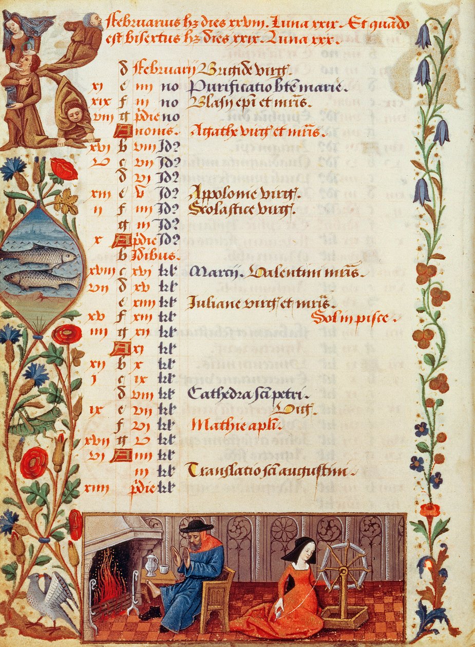 Ms lat 1173 februari från Charles d