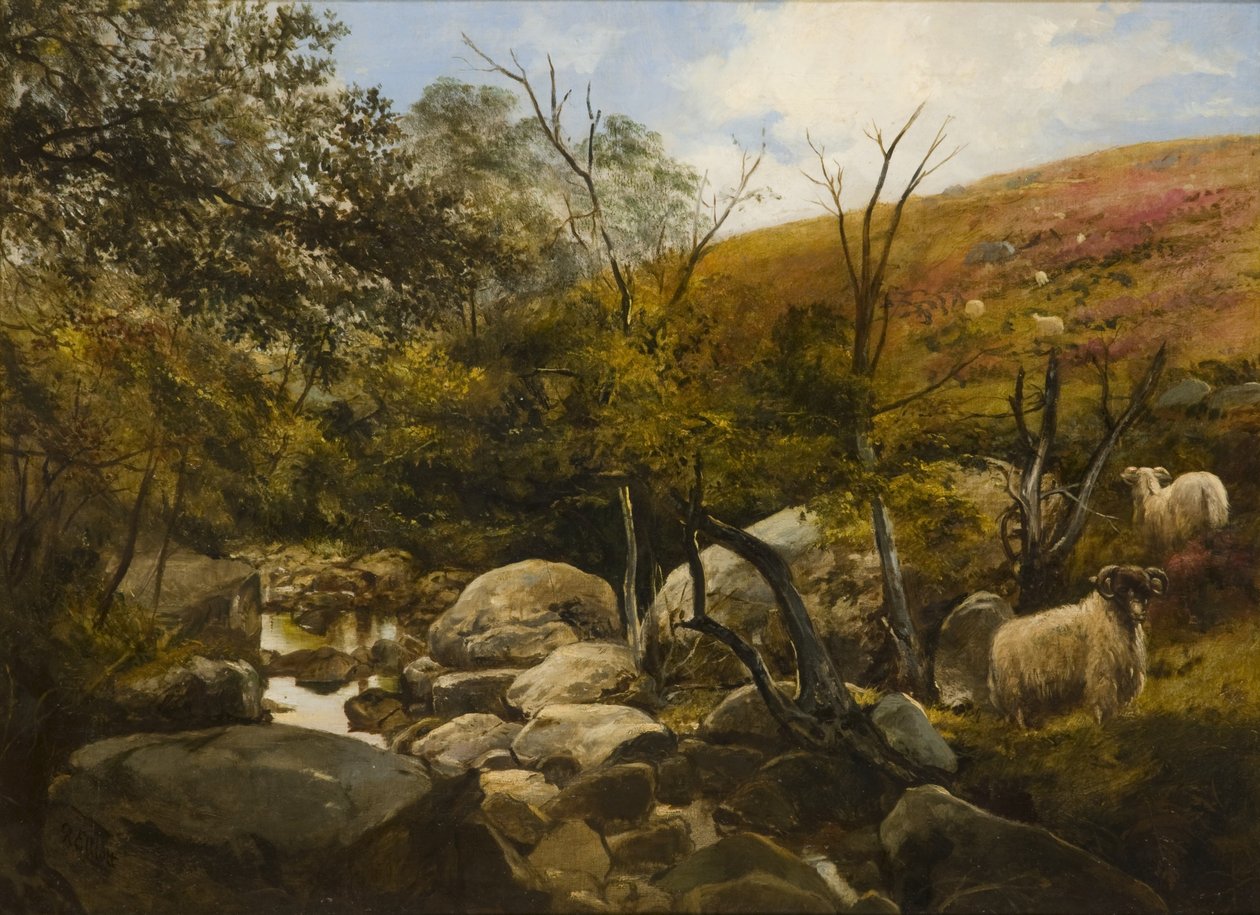 På Black Burn, nära Rothbury av Robinson Elliott