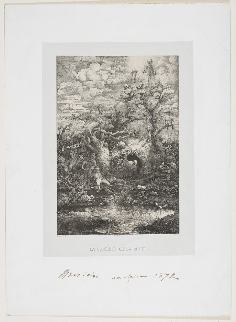 Dödens komedi, 1854 av Rodolphe Bresdin