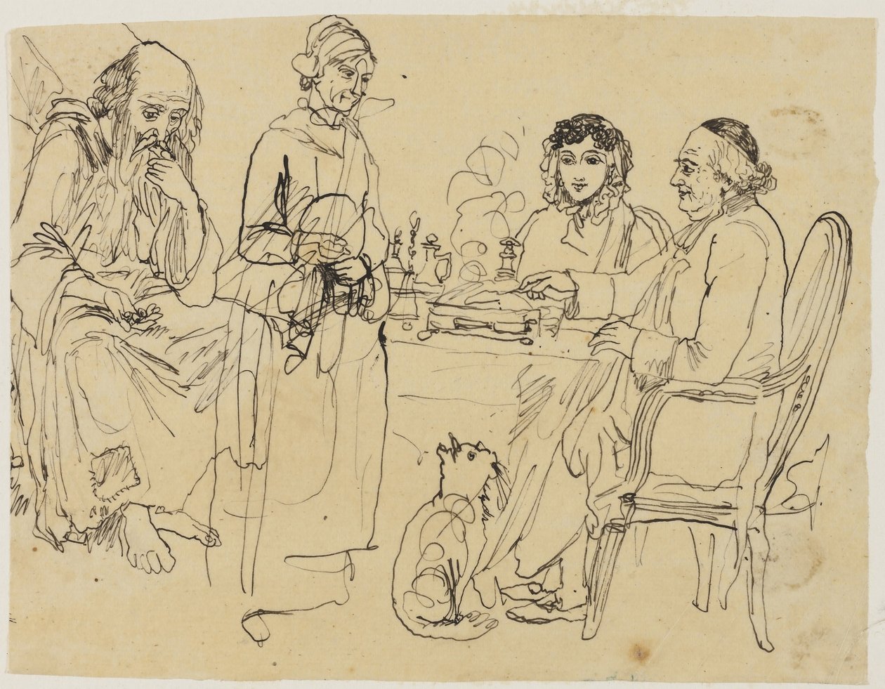 Allmosor till de fattiga av Rodolphe Bresdin