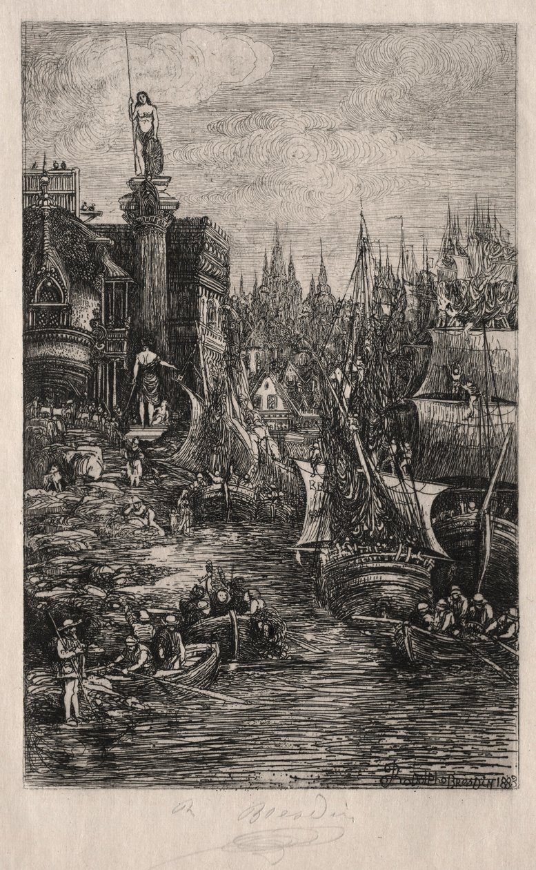 Min dröm, 1883. av Rodolphe Bresdin
