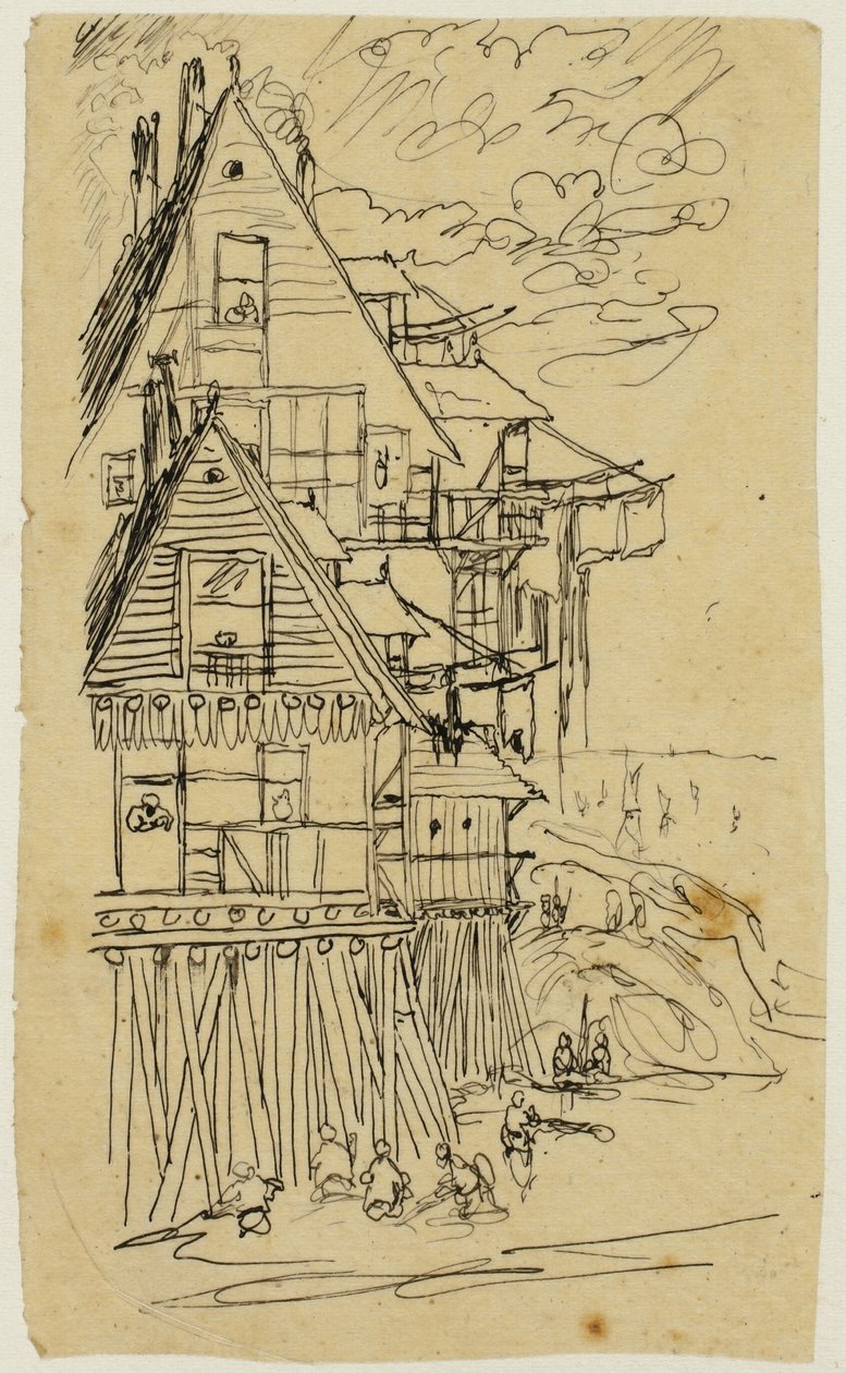 Kanten av stranden av Rodolphe Bresdin