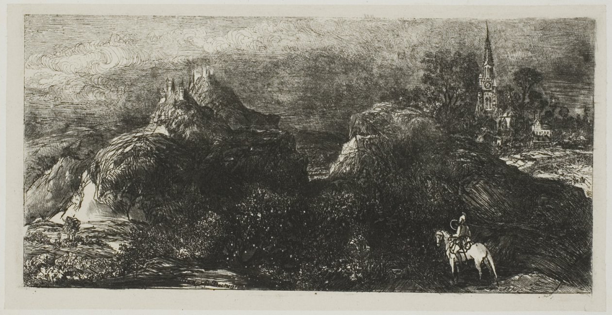 Riddaren återvänder av Rodolphe Bresdin