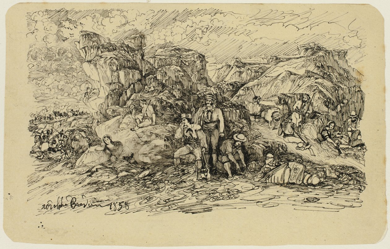Smugglarna av Rodolphe Bresdin
