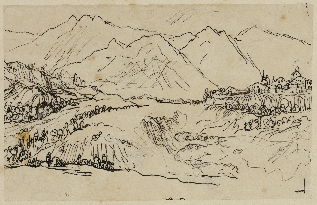 By i bergen av Rodolphe Bresdin