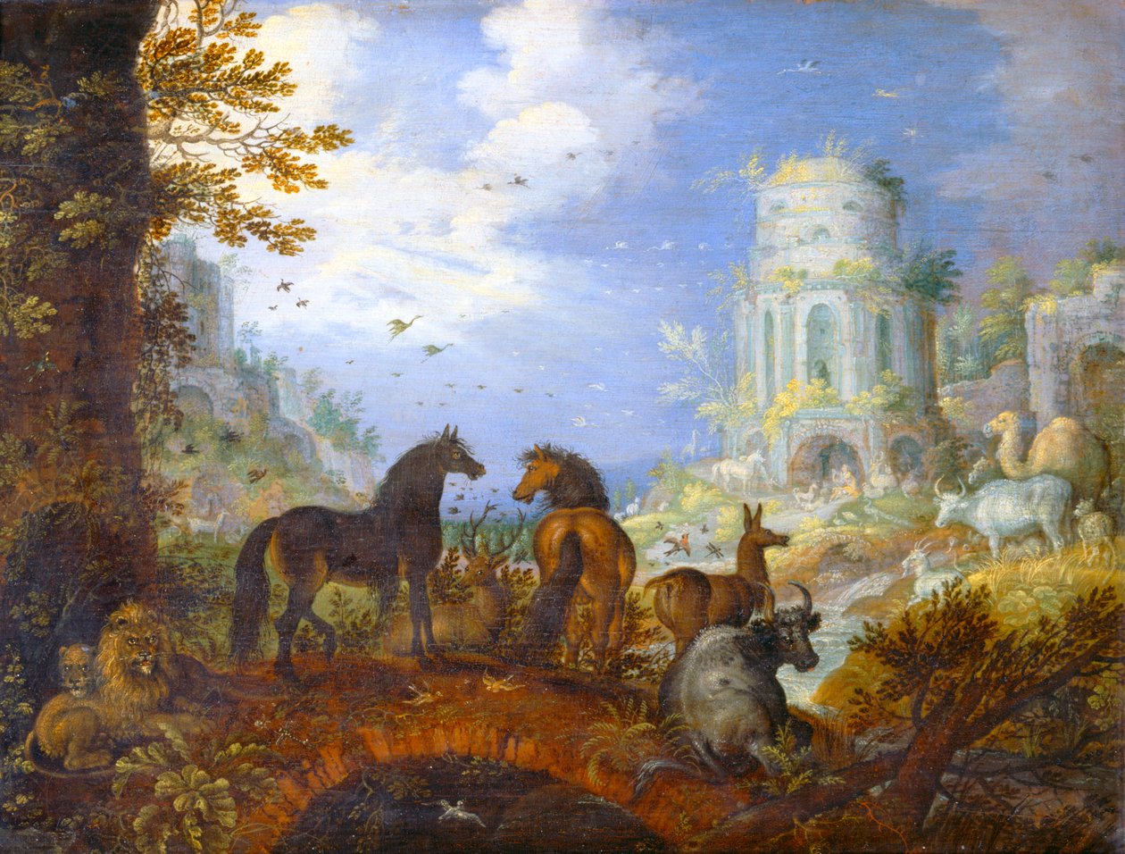 Föräldralösa charmiga djur ... av Roelandt Jacobsz. Savery