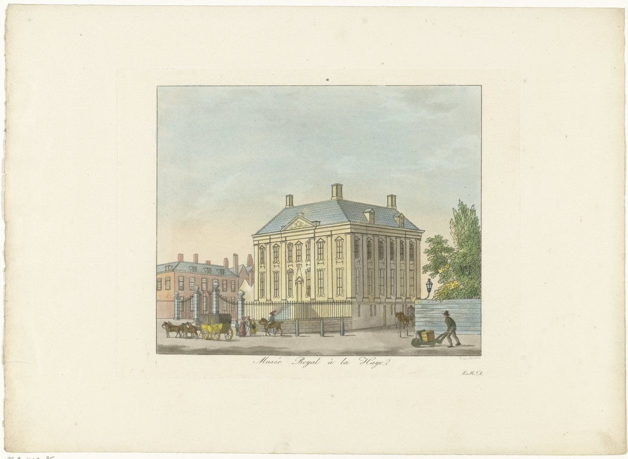 Mauritshuis te Den Haag Kungliga museet i Haag (titel på föremål) av Roelof van der Meulen