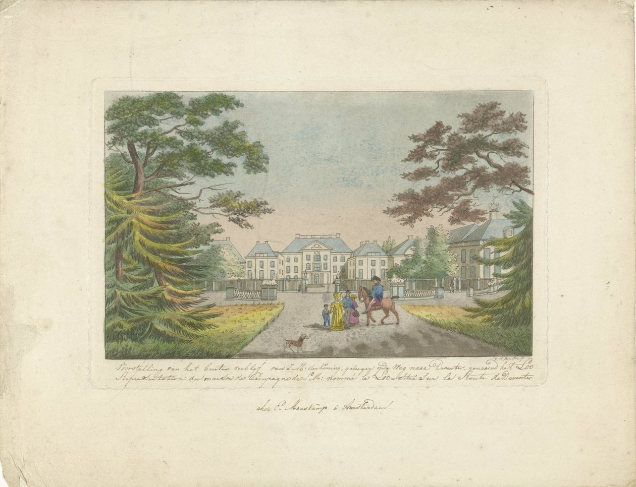 Het Loo-palatset i Apeldoorn av Roelof van der Meulen