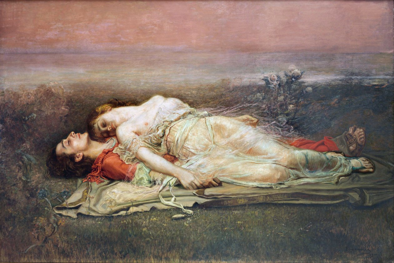 Tristan et Iseult - Tristan och Iseult av Egusquiza y Barrena, Rogelio de av Rogelio Egusquiza