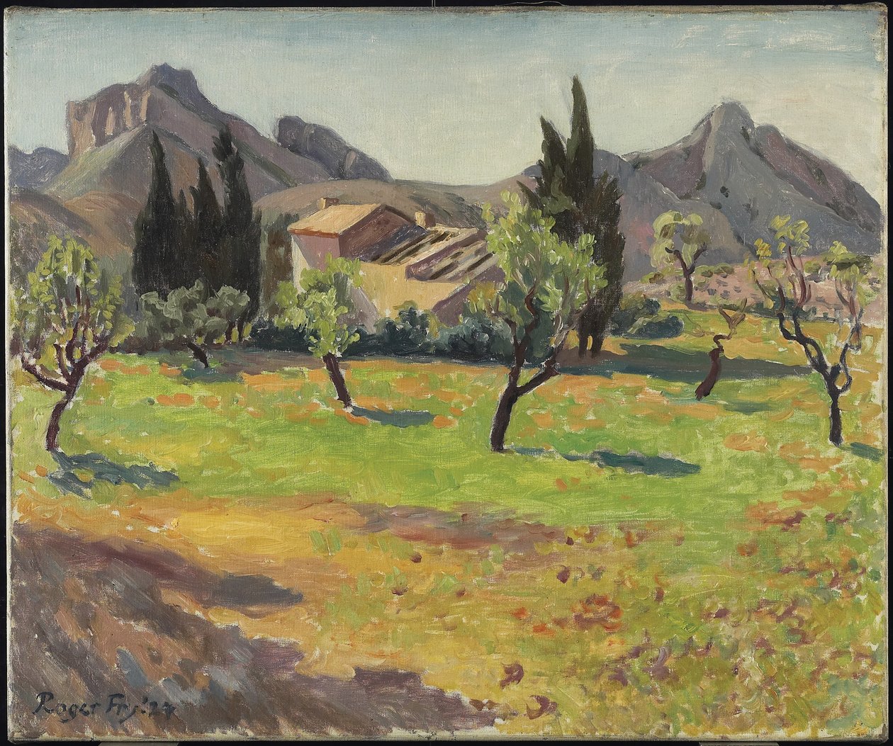 Mas de Berne nära St. Remy, Provence, 1927 av Roger Eliot Fry