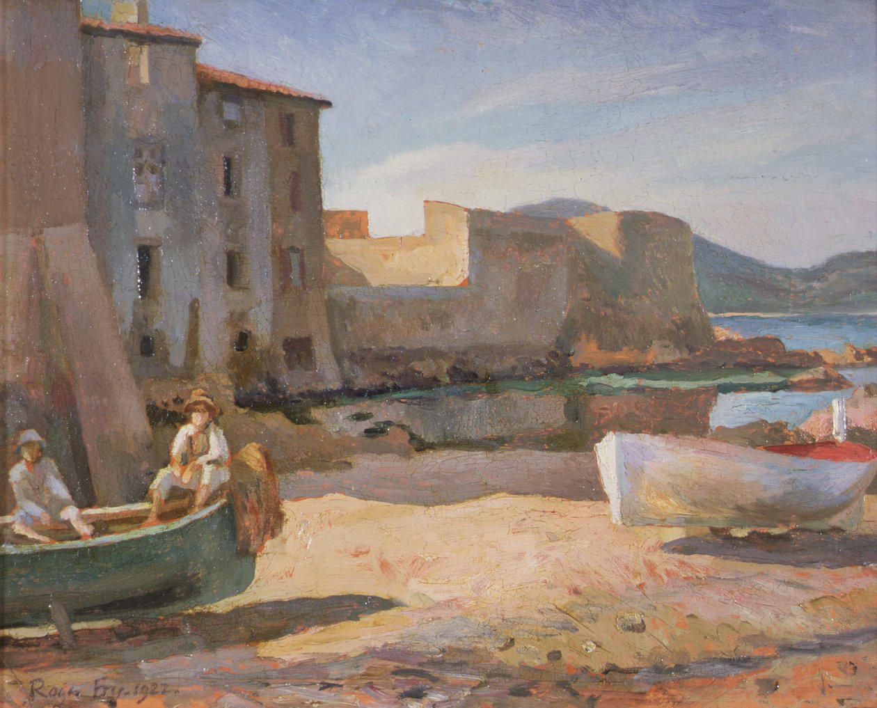Den lilla hamnen, St Tropez, 1922 av Roger Eliot Fry