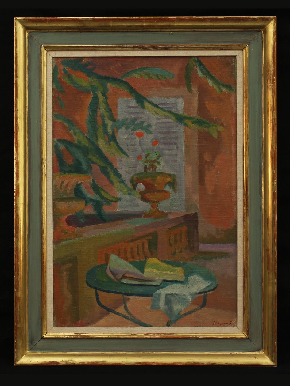 På terrassen, ca 1920-talet av Roger Eliot Fry