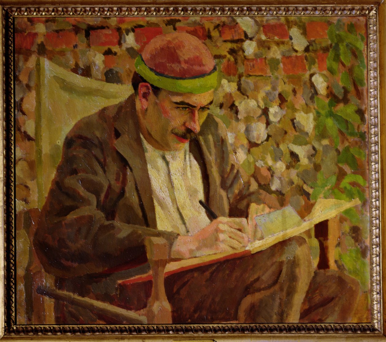 Porträtt av John Maynard Keynes (1883-1946) av Roger Eliot Fry