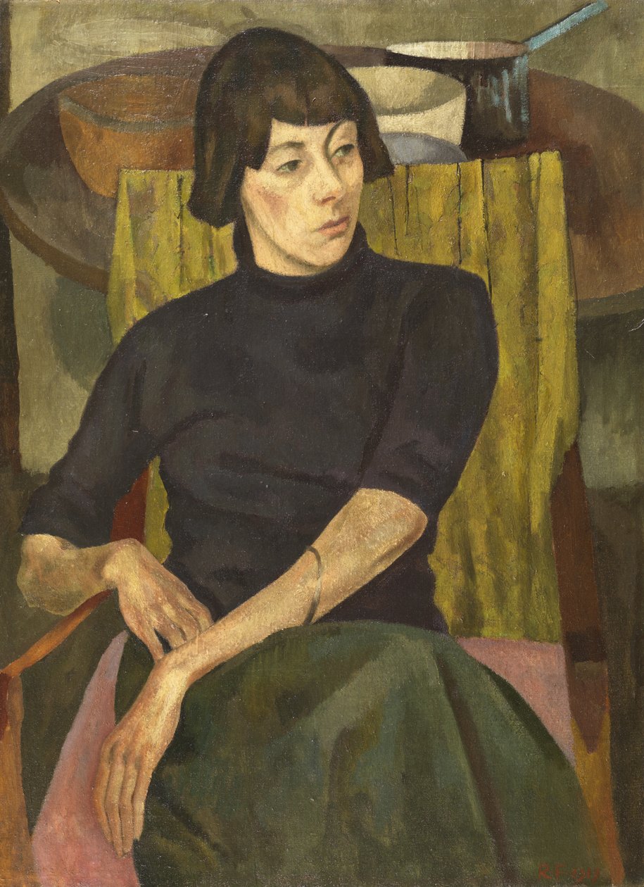 Porträtt av Nina Hamnett, 1917 av Roger Eliot Fry