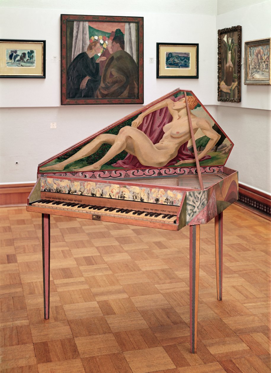 Jungfrur, målade av Roger Fry (1866-1934) för Omega-verkstäderna av Roger Eliot Fry