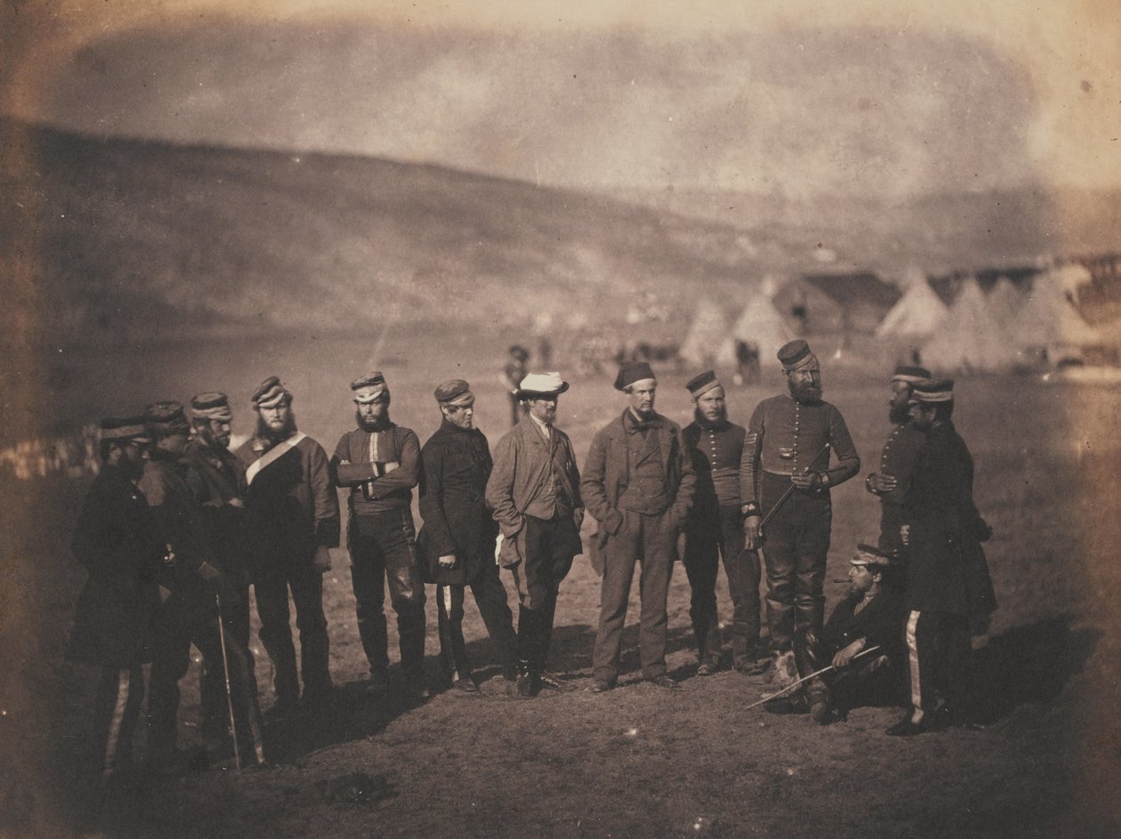 Major Adolphus William Desart Burton och officerare från 5:e regementet (Princess Charlotte