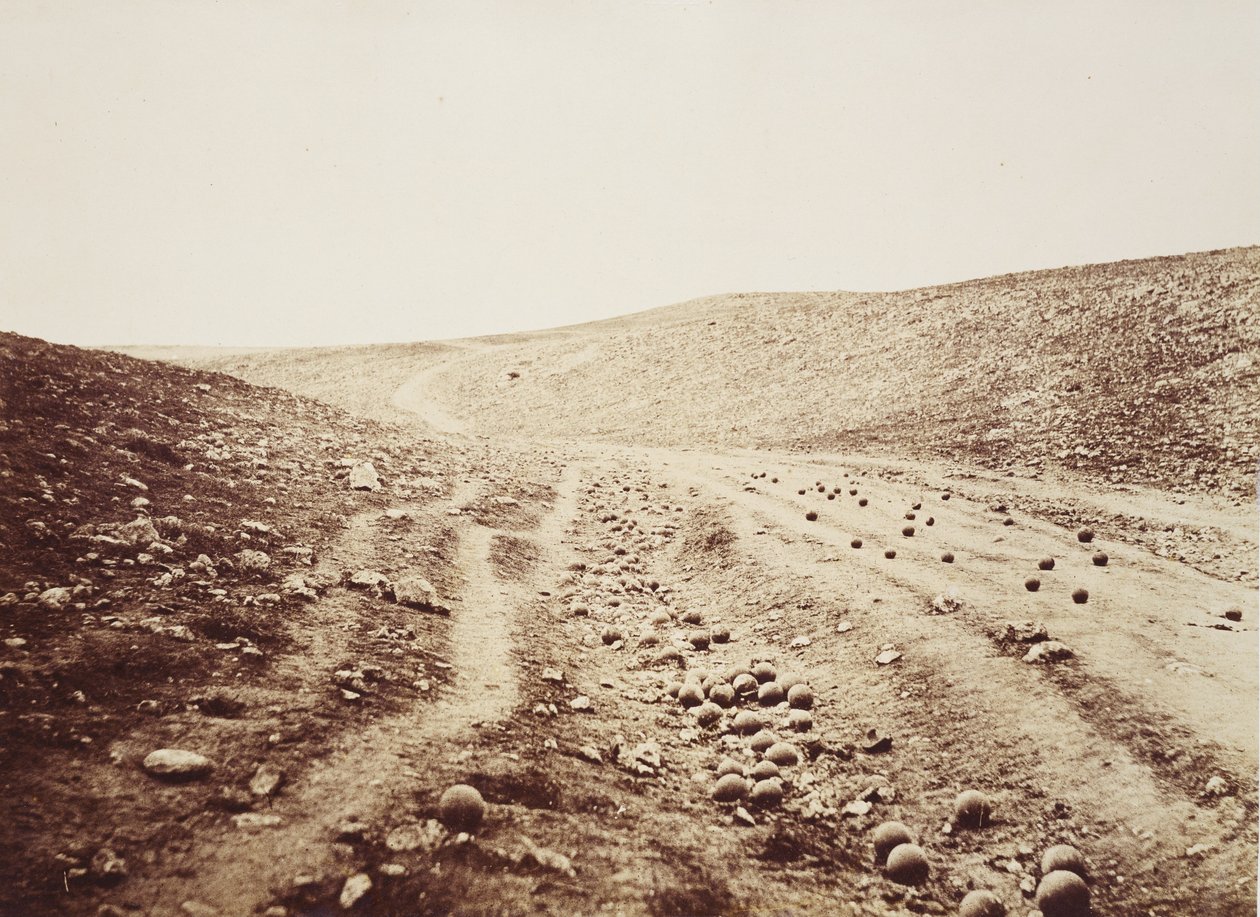 Dödens skuggans dal av Roger Fenton