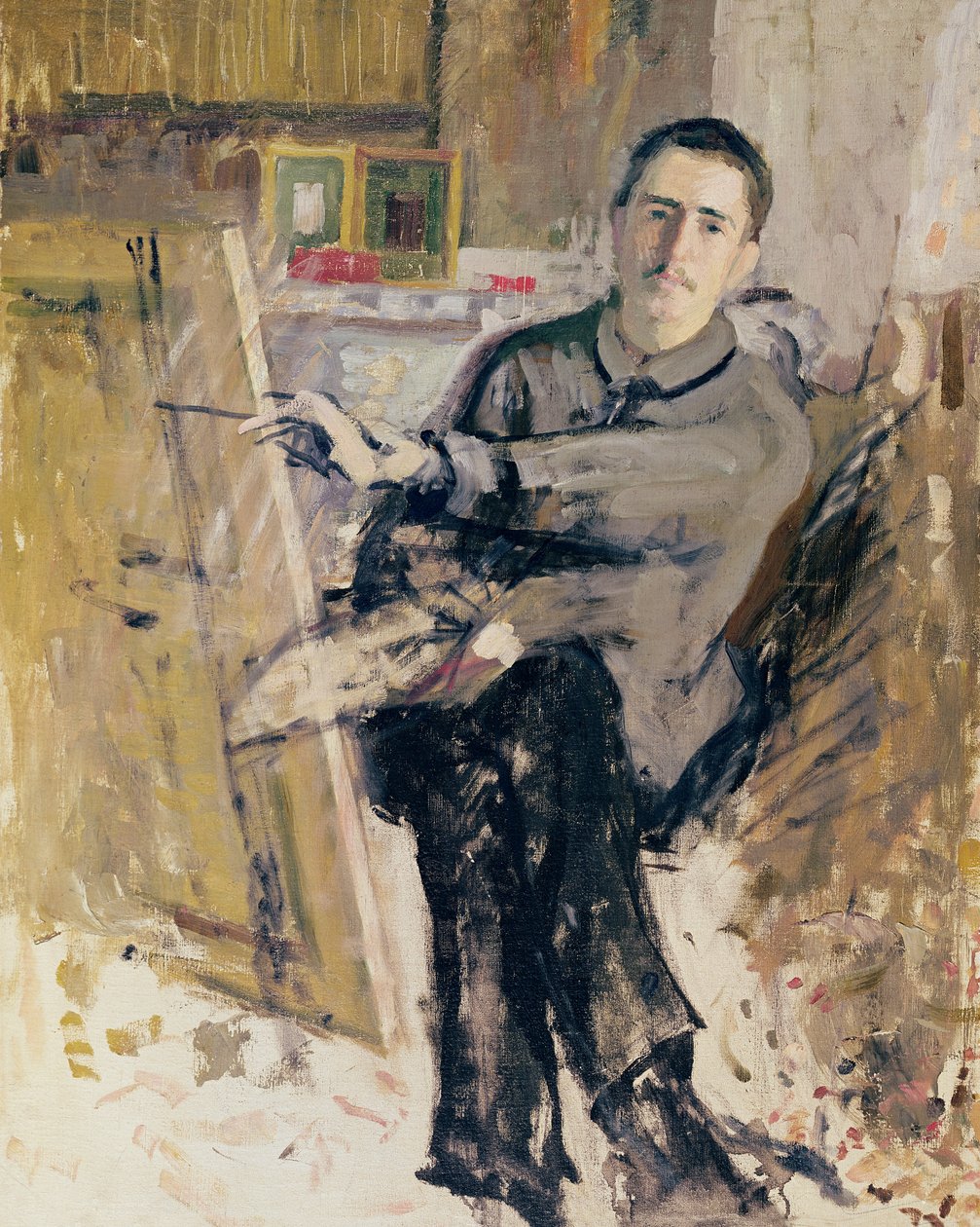 Självporträtt, c.1907-08 av Roger de La Fresnaye