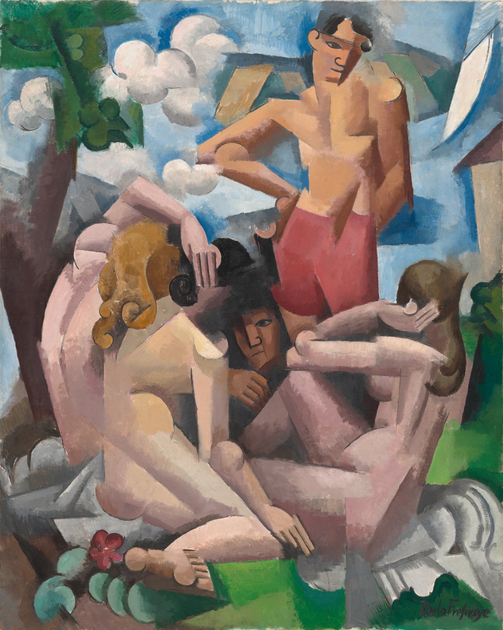 Badarna, 1912 av Roger de La Fresnaye