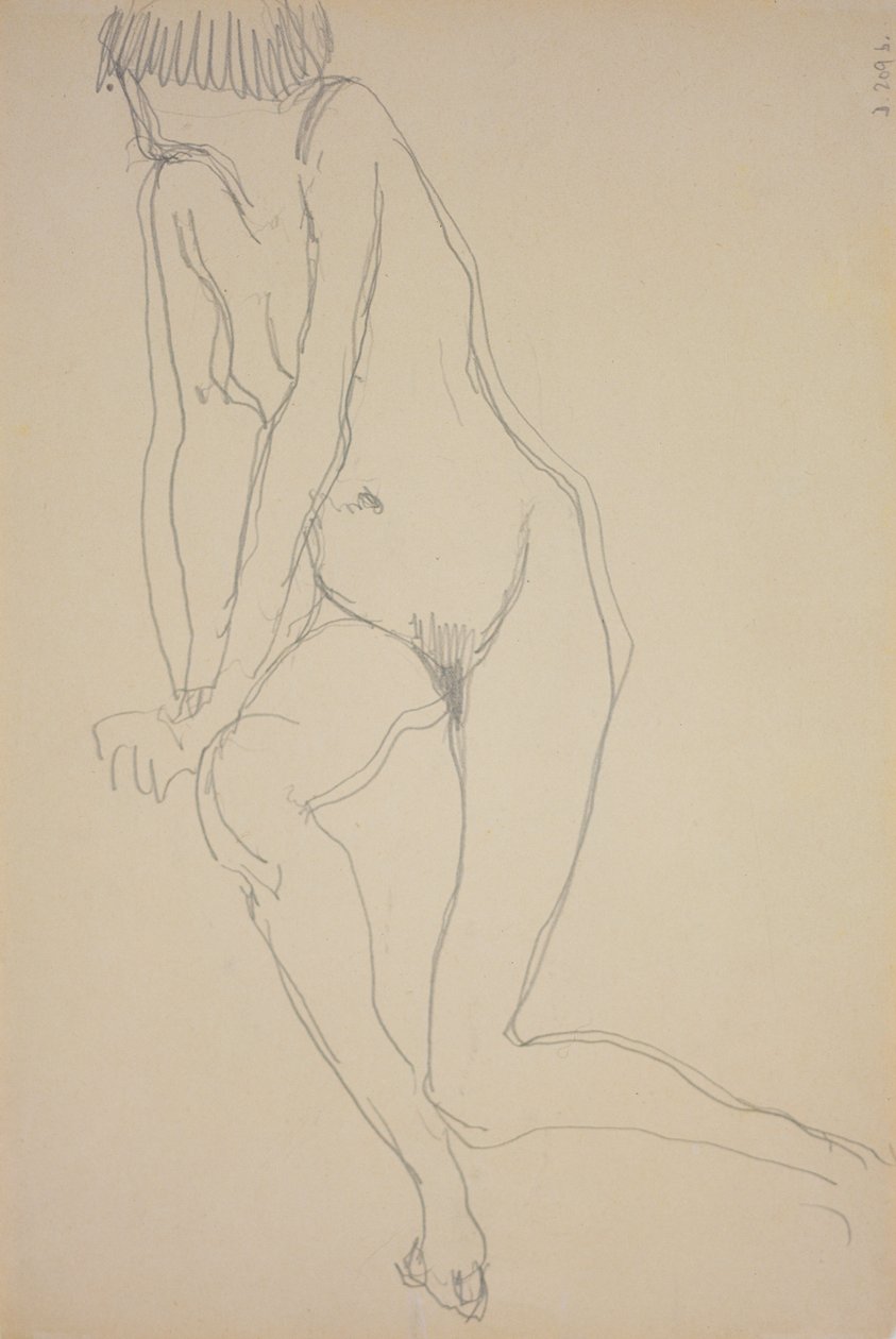 Nina Hamnett, ca 1917 av Roger Eliot Fry