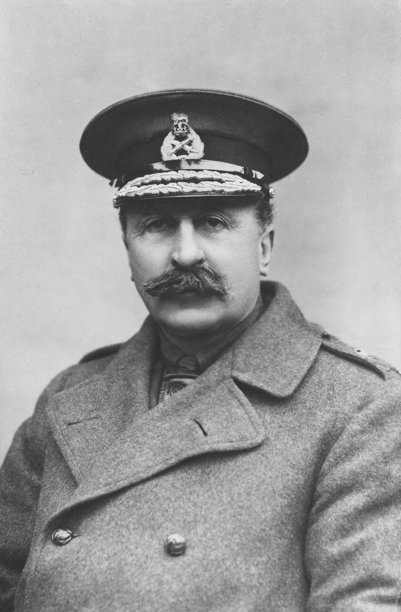 Porträtt av Sir Edwin Alfred Hervey Alderson av Roger Eliot Fry