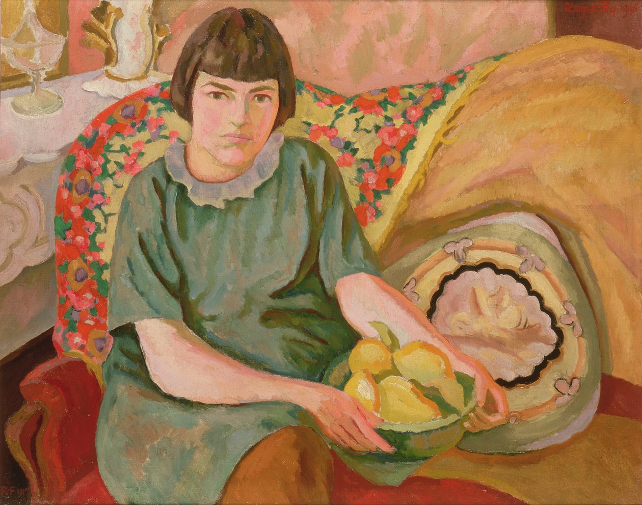Porträtt av Zoum van den Eeckhoudt av Roger Eliot Fry