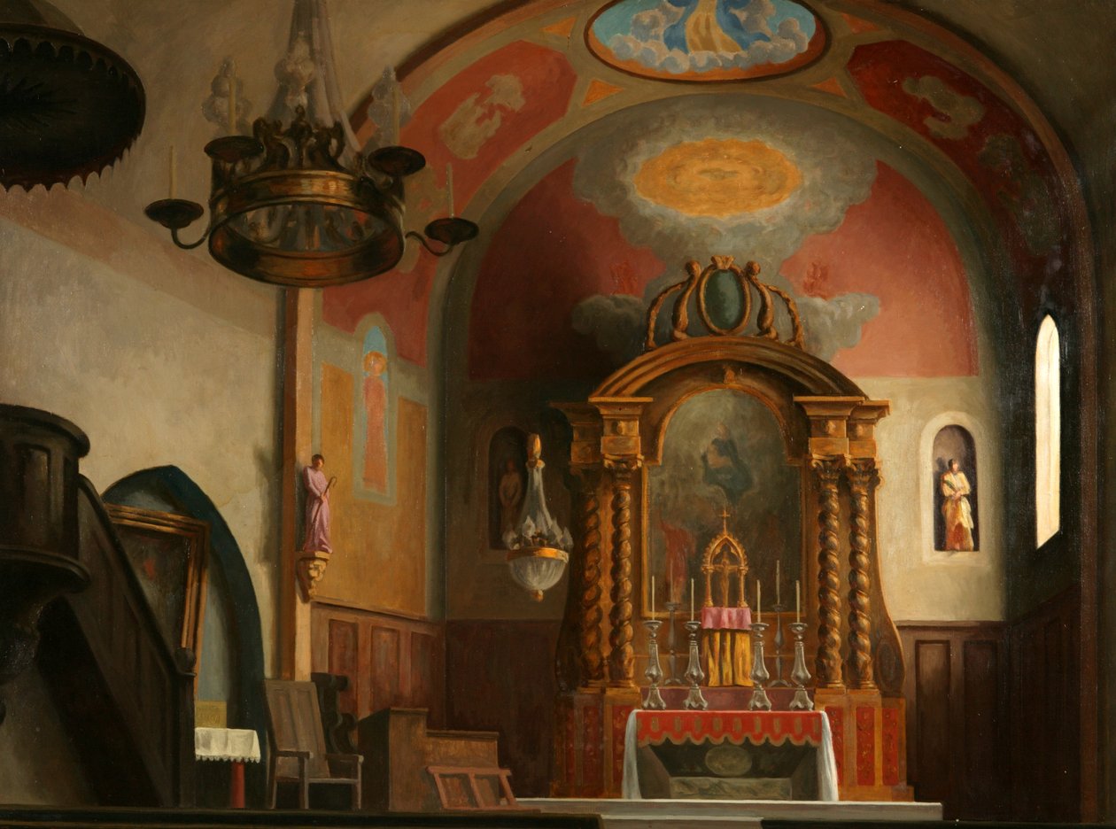 Kyrkan i Ramatuelle av Roger Eliot Fry