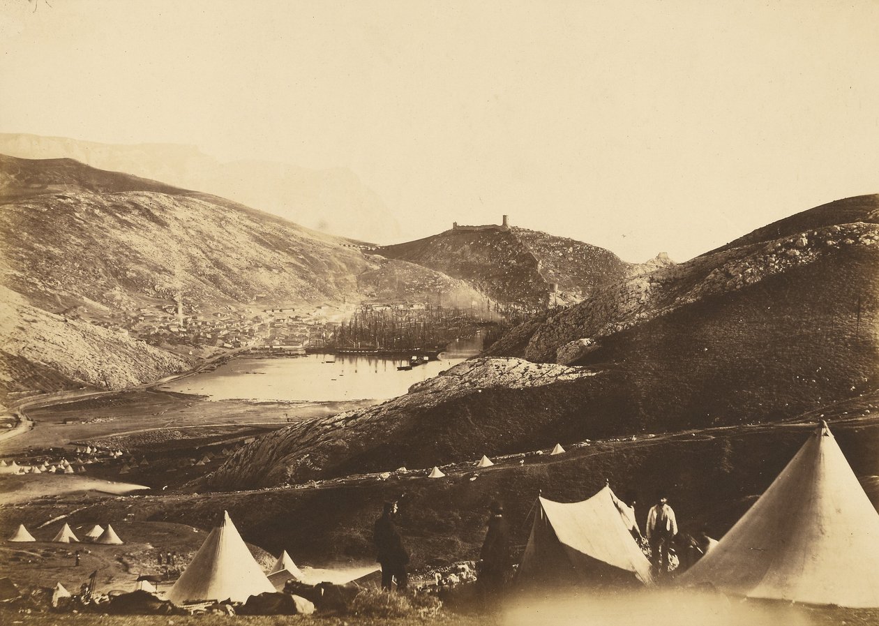 Balaklava från Guards Hill av Roger Fenton