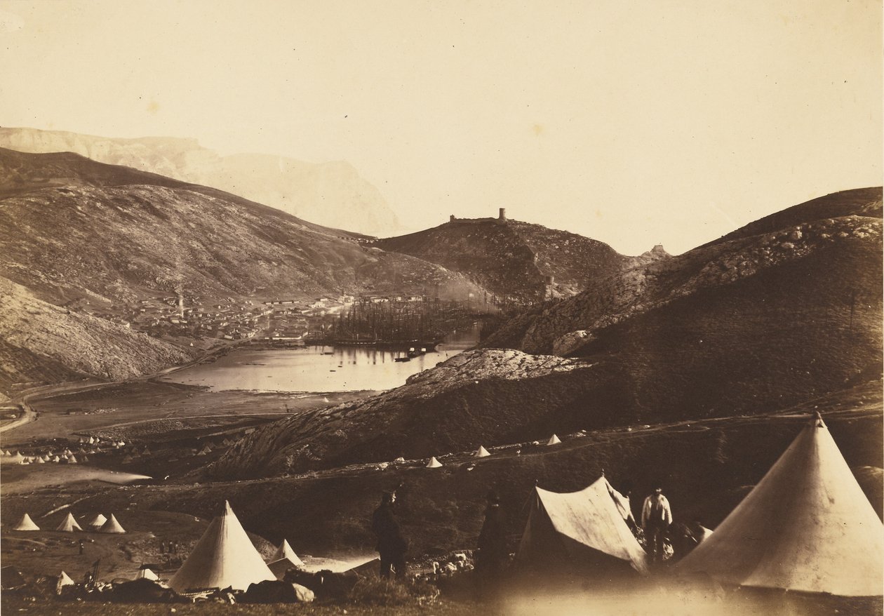 Balaklava från Guards Hill av Roger Fenton