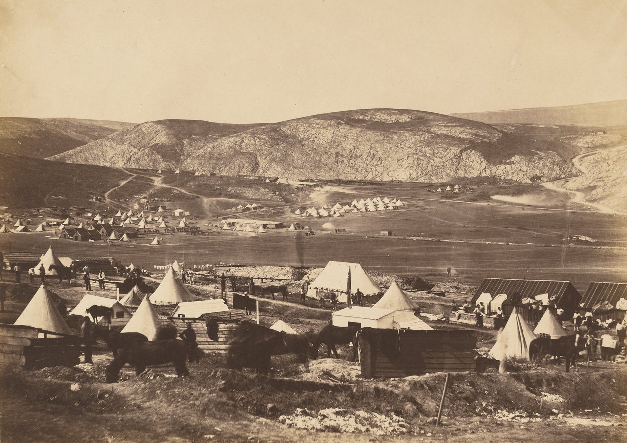 5:e dragonlivgardets läger av Roger Fenton