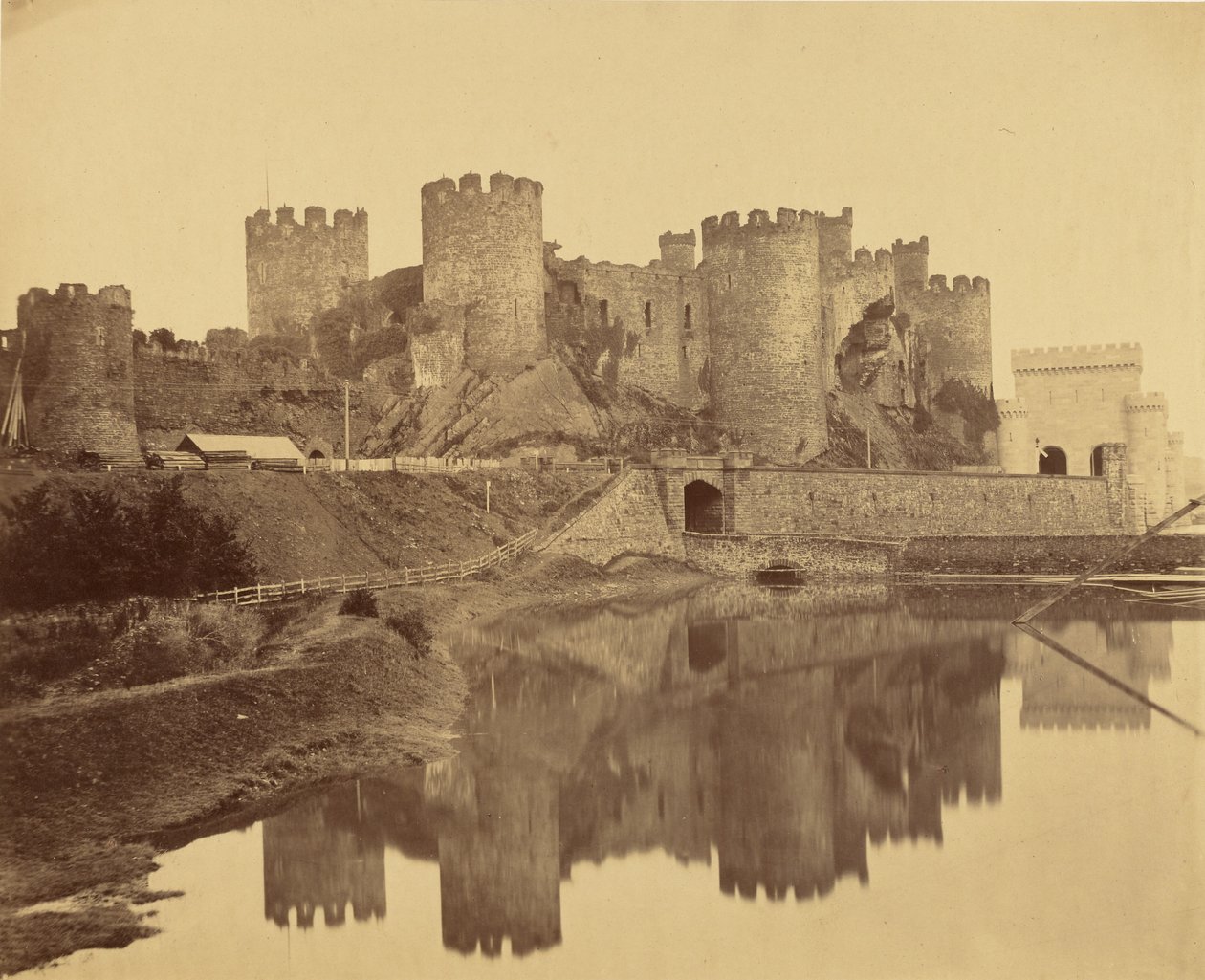 Conwy Castle, norra Wales av Roger Fenton